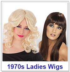 1970s Disco ladies wigs
