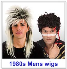 1980s Pop Mens Wigs