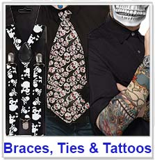 Halloween Braces, Ties & Tattoos
