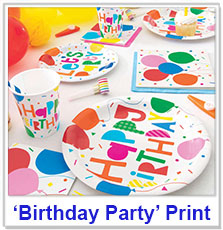 ‘Birthday Party’ Print Supplies