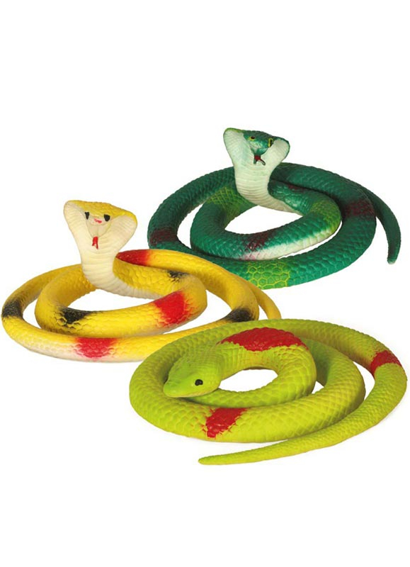 Assorted Rubber Snake – 1pc – 70cm