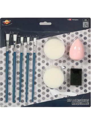 Face Painting Brushes & Sponges Accessory Kit