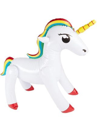 Unicorn Rainbow Mane - Inflatable - 90cm