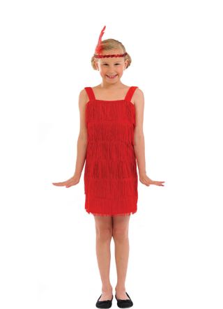 Red Flapper (Girls) Costume