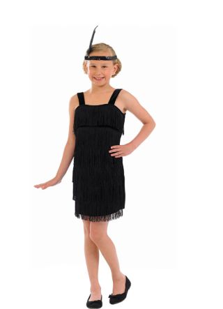 Black Flapper (Girls) Costume