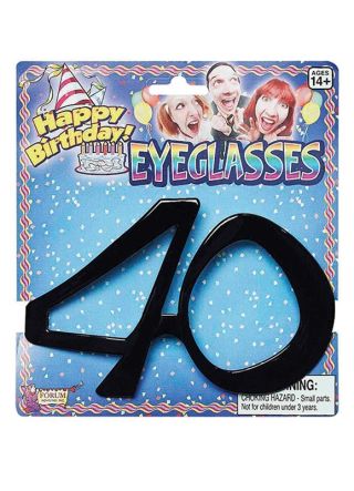 Birthday Glasses - 40th Birthday