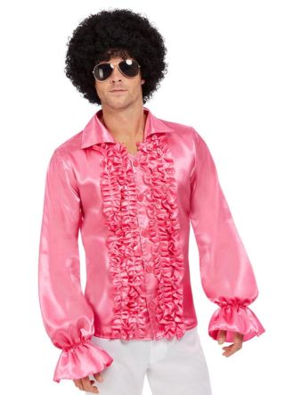 60’s Pink Austin Powers Style Shirt – Men’s 