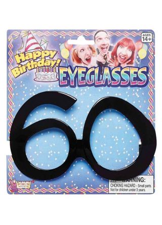 Birthday Glasses - 60th Birthday