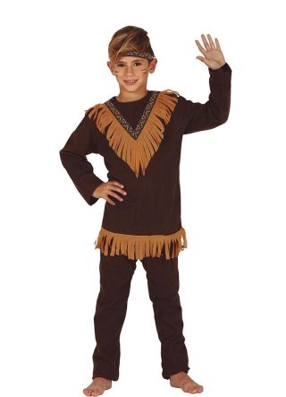 Little Wolf Indian Boy Costume