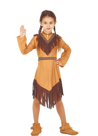 Little Native American Indian Girl 