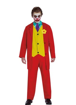 Mr Smile – Red Prankster Suit - Mens