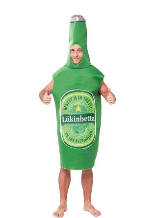 Green-Beer Bottle Costume
