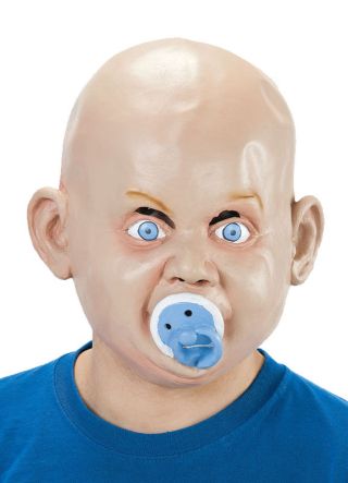Baby With Soother Rubber Mask