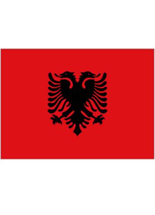 Albania Flag 5ftx3ft
