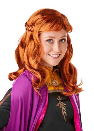 Anna Adults Wig - Frozen 2 - Plaited