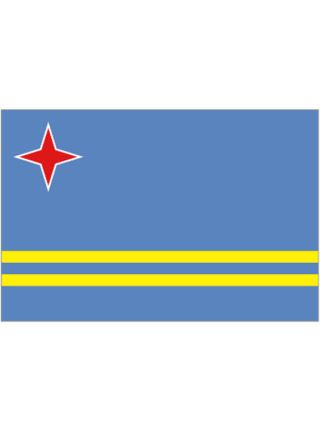 Aruba Flag 5ftx3ft