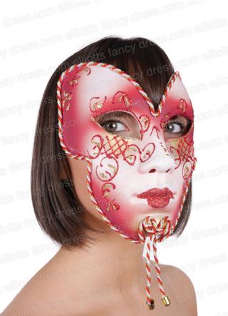 Aryana Full Face Mask (Red)