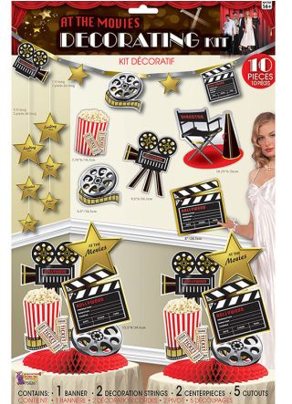 At the Movies 10 Piece Decorating Kit