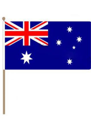 Australia Hand Flag 18" x 12"