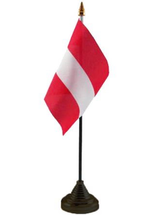 Austria Table Flag 6" x 4"