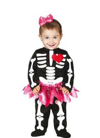 Baby Skeleton Costume – Pink Tutu