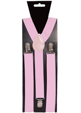Baby Pink Trouser Braces