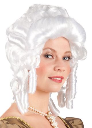 Baroque Ladies White Wig