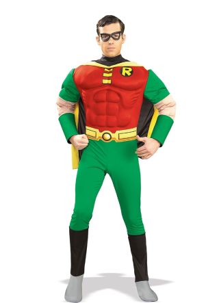 Robin Muscle Chest Deluxe - Costume - Batman and Robin