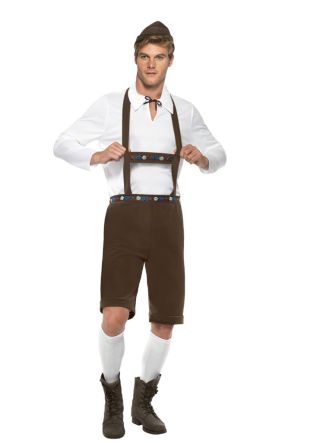 Brown Lederhosen - Oktoberfest - Costume