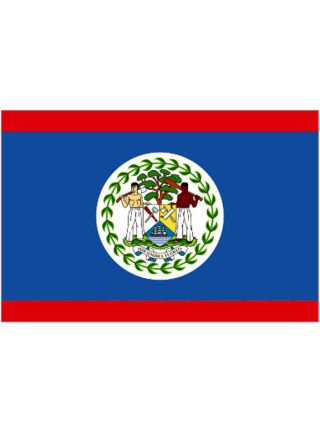 Belize Flag 5ftx3ft