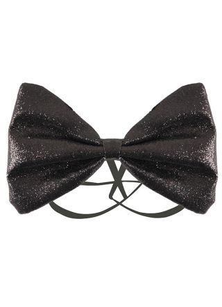 Black Glitter Bow-Tie