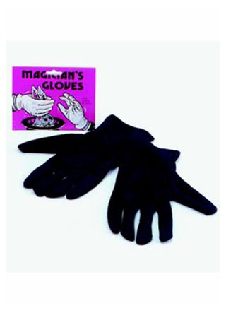Short Black Adult Gloves