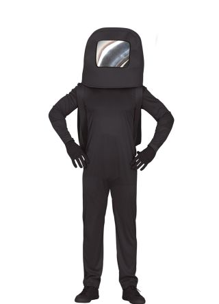 Black Killer Among Us Astronaut Costume