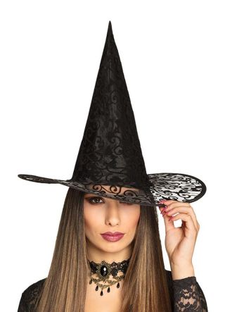 Black Lace Witch Hat