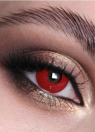 Bloody Red Contact Lenses - Three Month Wear