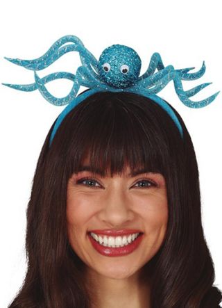 Blue Octopus Headband