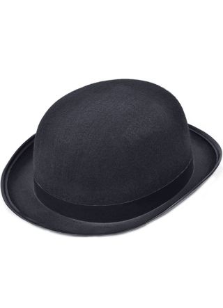 Bowler Hat - Black Felt