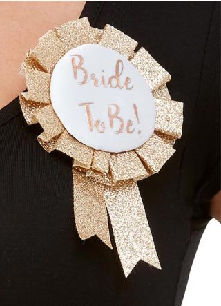 Bride To Be Rosette - Rose Gold