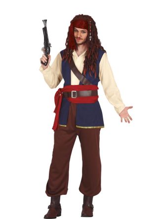 Captain Jack – Caribbean Pirate Men’s Costume