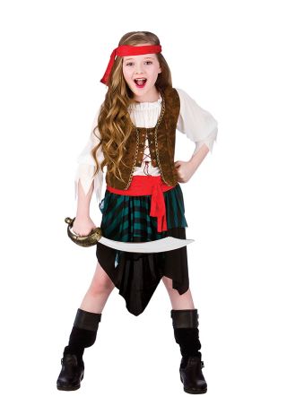 Caribbean Pirate Girl Costume