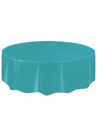Caribbean Teal Round Table-Cover 213cm