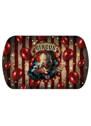 Carnival Circus Clown Sturdy Rectangle Tray – 25cm x 39cm