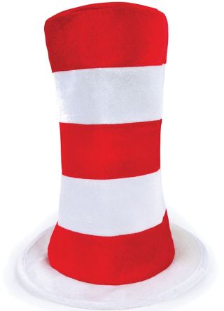 Striped Adults Top Hat -The Cat in the Hat