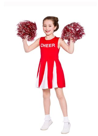 Cheerleader Girls Costume - Red
