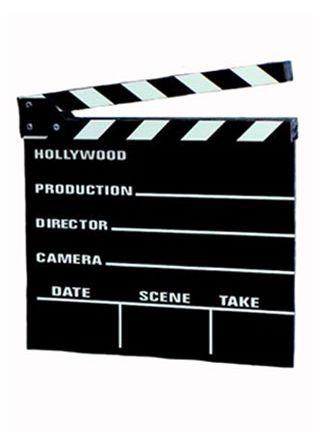 Clapper Board (Hollywood Movies) (30cm x 26.5cm)