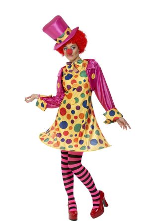 Pokadot Penny Circus Clown Costume