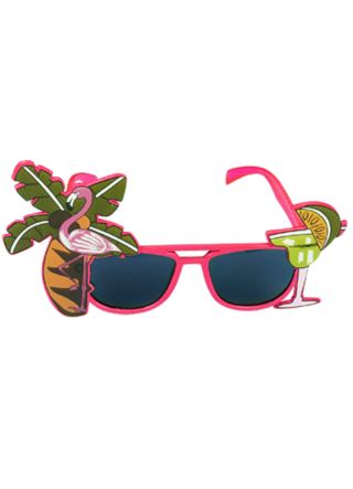 Hawaiian Cocktail Sunglasses Pink