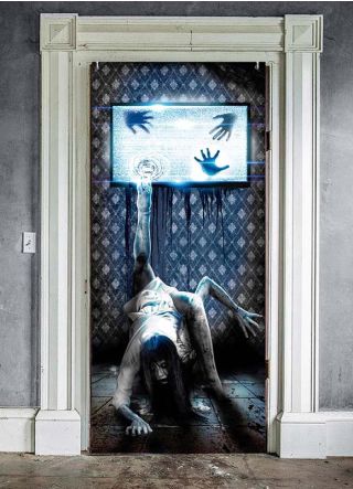 Cursed Woman Door Cover – 180cm x 80cm
