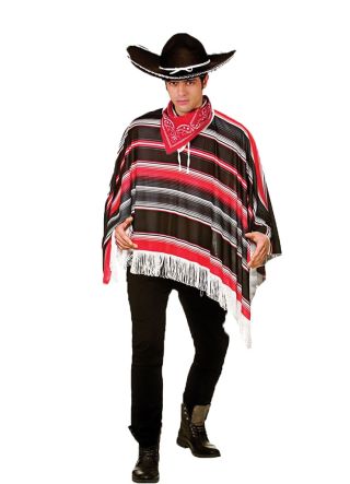 Mexican Poncho - Day of the Dead