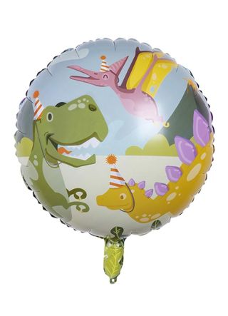 Dinosaur Doubled-Sided Foil Balloon – Helium or Air-fill – 45cm
